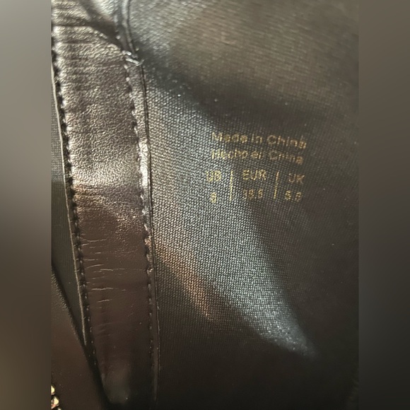 Aldo Black Leather Heeled Booties - Picture 9 of 12